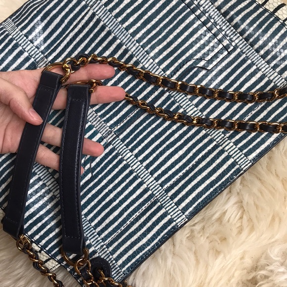 SOLD- Tory Burch Large Saddlebag - Picture 7 of 8